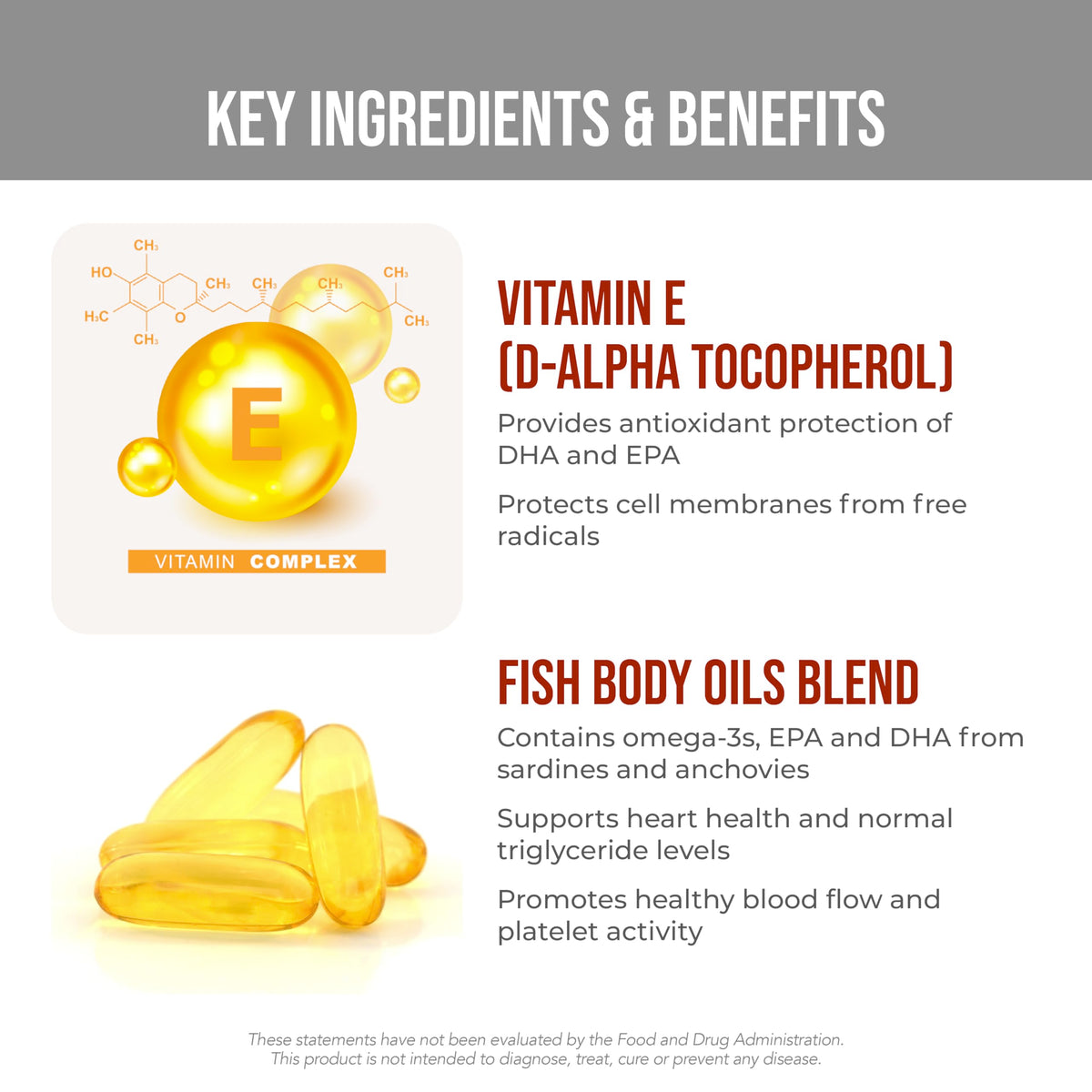 daily wellness Cardiovascular Maintenance huile de poisson omega 3 gélules côté