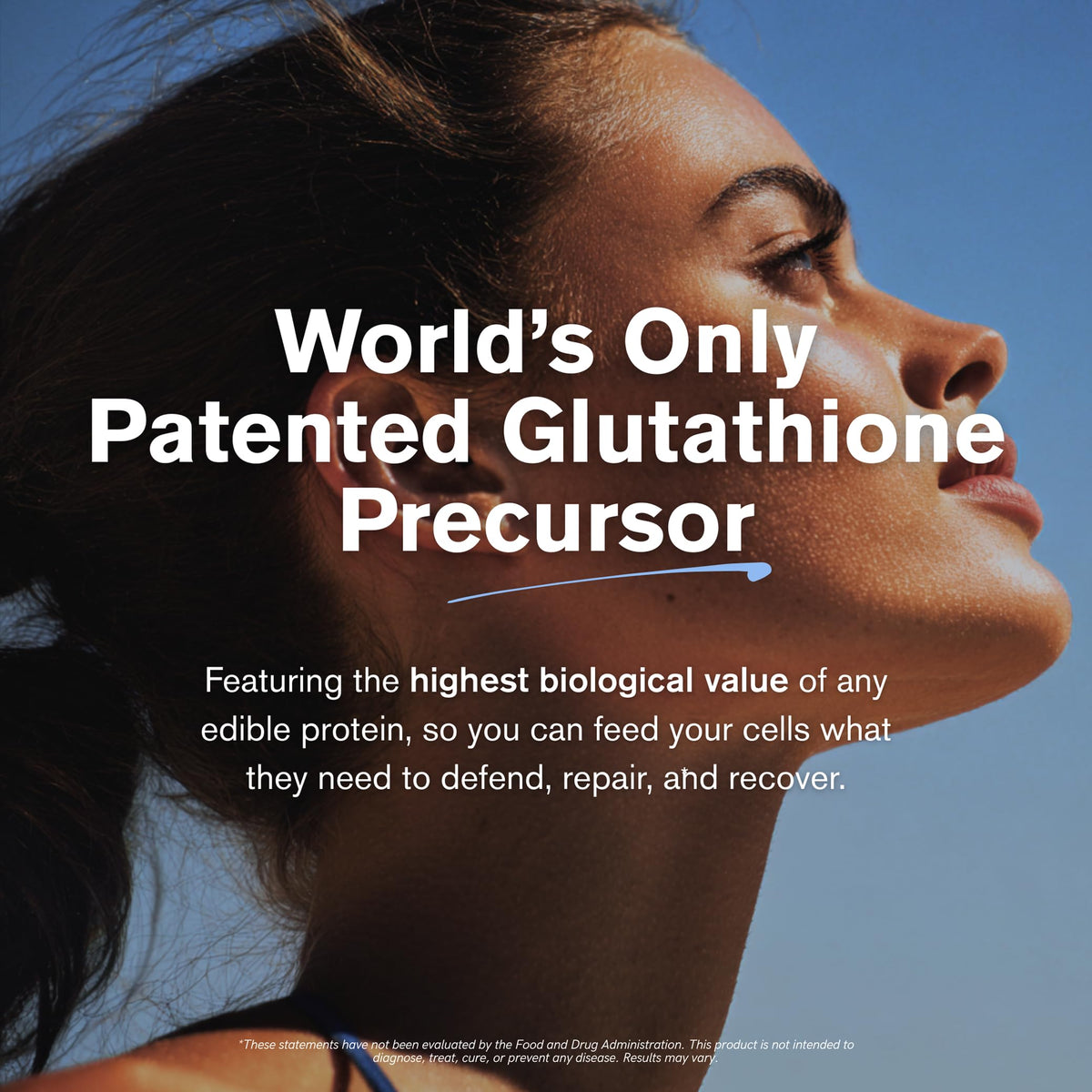 daily wellness Précurseur de Glutathion 560g, vue arrière avec informations nutritionnelles