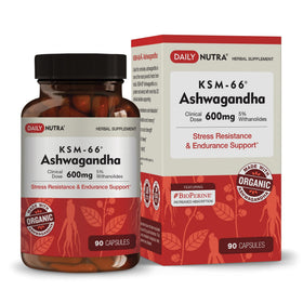 DailyNutra KSM-66 Ashwagandha 600mg boîte avant