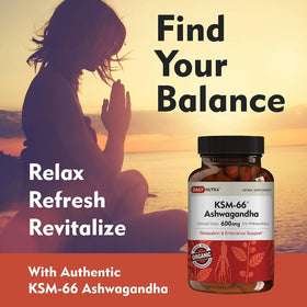 DailyNutra KSM-66 Ashwagandha 600mg capsules side view