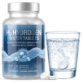 Daioloes comprimés effervescents d'eau hydrogénée 120 tablettes vue avant