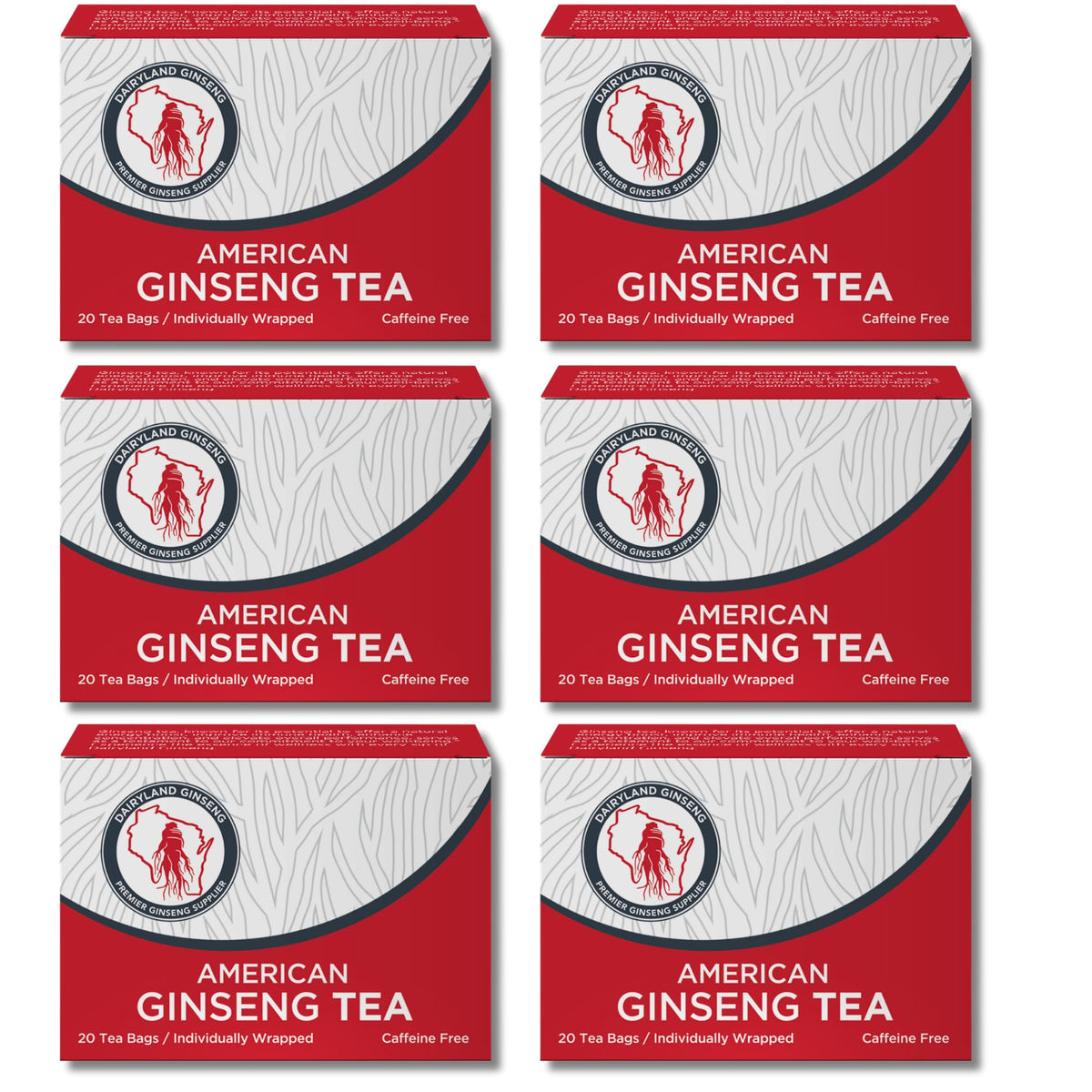 Dairyland Ginseng Thé en Sachets, 120 sachets, emballage avant