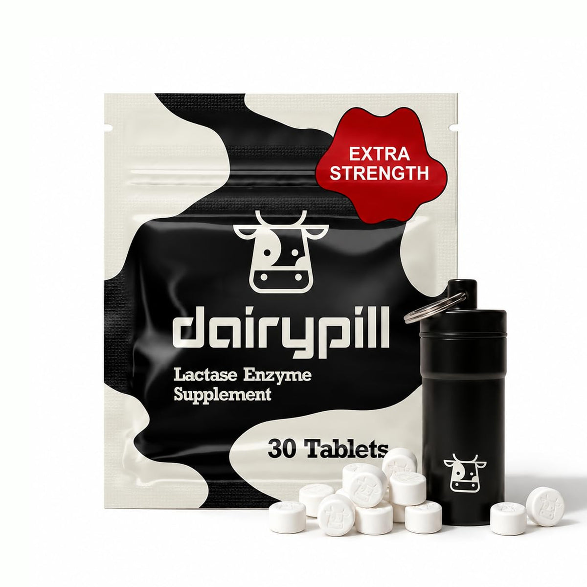 DairyPill Lactase 18000 FCC comprimés vue avant