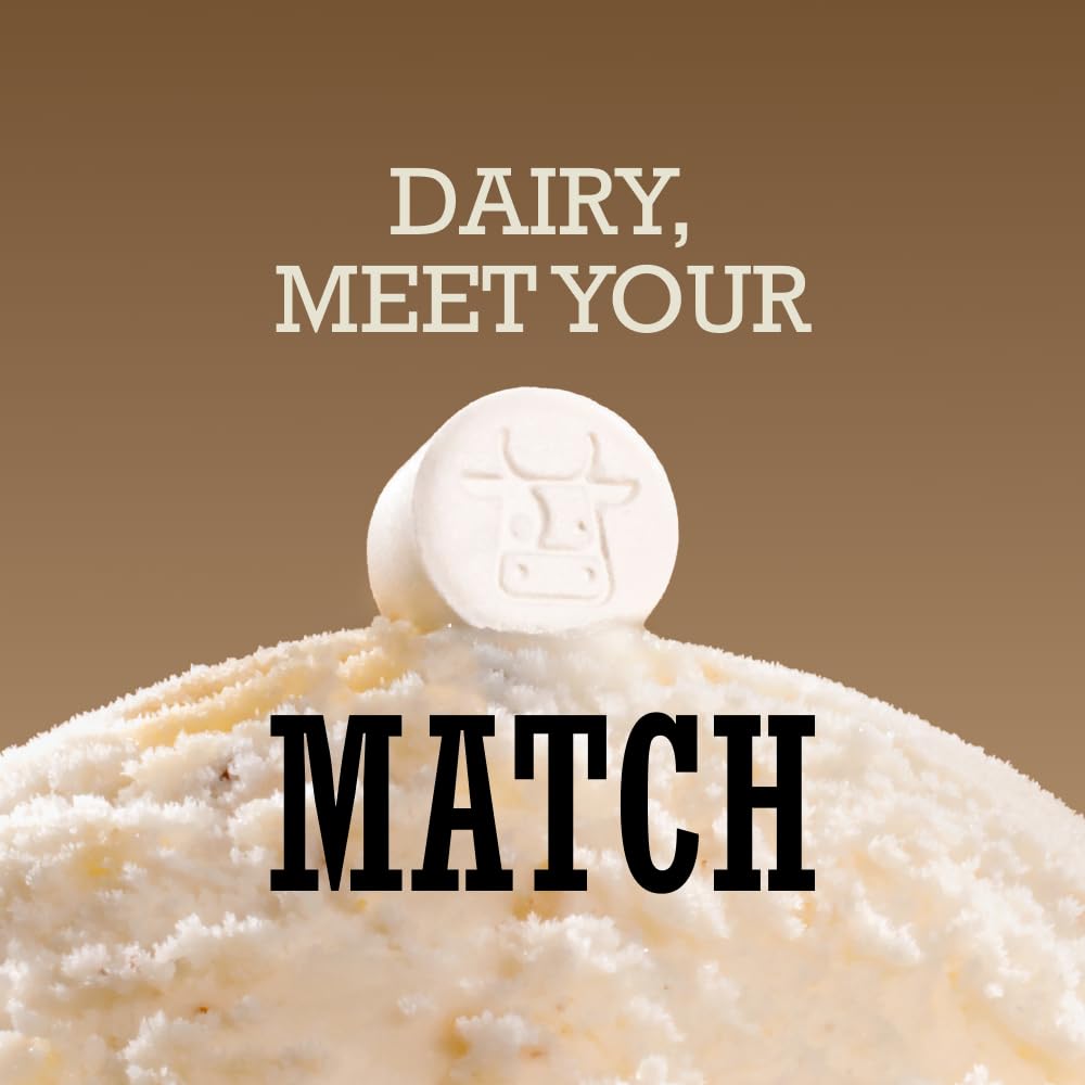 DairyPill sur un fond blanc