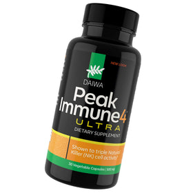Daiwa PeakImmune4 complément alimentaire 30 capsules vue de face