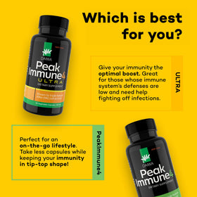 Daiwa PeakImmune4 complément alimentaire sur une table