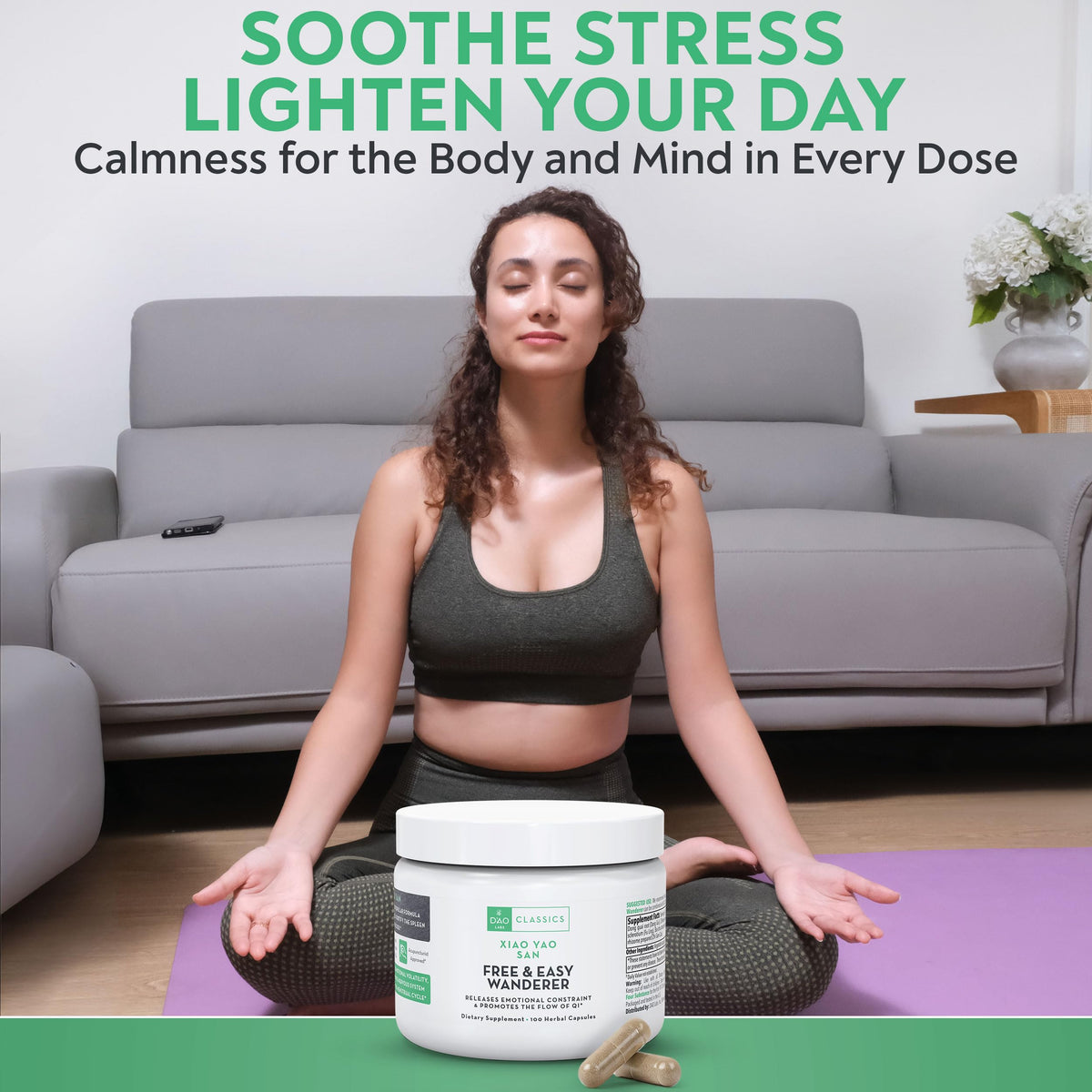 DAO Labs Free & Easy Wanderer capsules, détail de l'étiquette