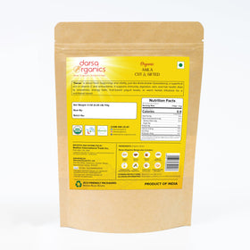 Darsa Organics Amla Séché 118g, vue arrière du sachet