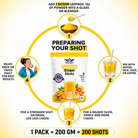 DAUSON Shots de Curcuma et Gingembre, utilisation dans une routine quotidienne