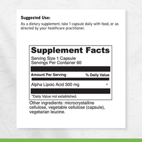 DAVINCI Acide Alpha-Lipoïque 300 mg capsules en main