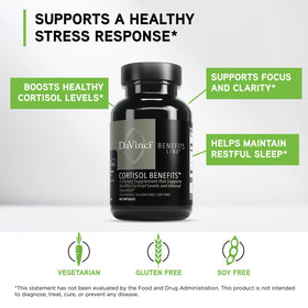 DAVINCI Complément Alimentaire Cortisol gélules sur une table