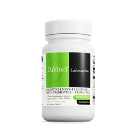 DAVINCI Complément Alimentaire Multi-Enzymes 30 Comprimés à Mâcher Orange - Vue de face