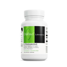DAVINCI L-Theanine 200 mg 120 capsules végétariennes vue avant