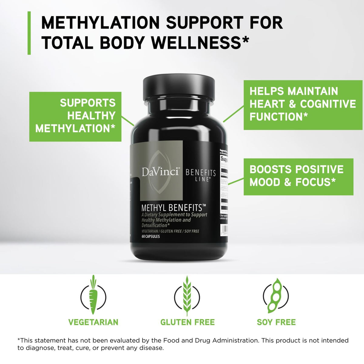 DAVINCI Methyl Benefits vue arrière de l'emballage