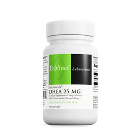 DAVINCI Micronized DHEA 25 mg boîte de 90 capsules végétariennes