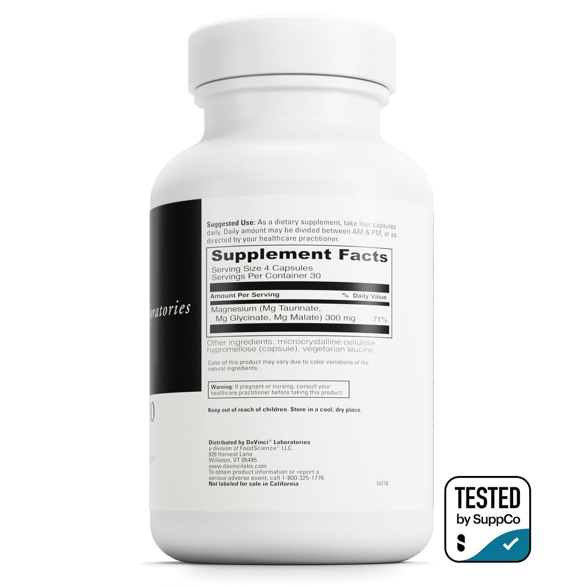 DAVINCI Tri-Mag 300 capsules en gros plan