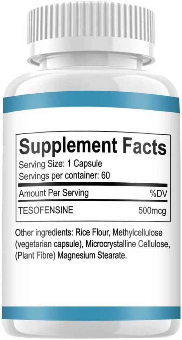 DAYEAH Peptide TESOFENSINE 500MCG 60 Capsules côté