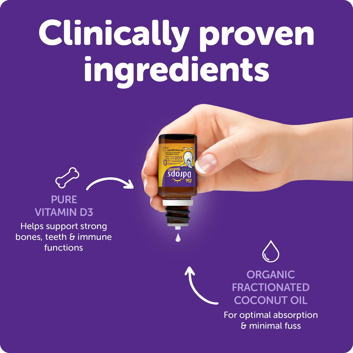 Ddrops support flacon de vitamine D liquide 600 IU avec bouchon