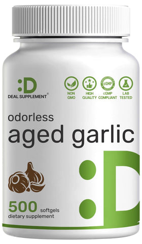 DEAL SUPPLEMENT Ail Vieilli Sans Odeur 500 gélules avant