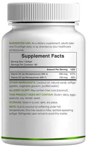 DEAL SUPPLEMENT Complément K2 gélules sur fond blanc