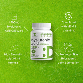 DEAL SUPPLEMENT Complexe Acide Hyaluronique 1 500mg vue de côté
