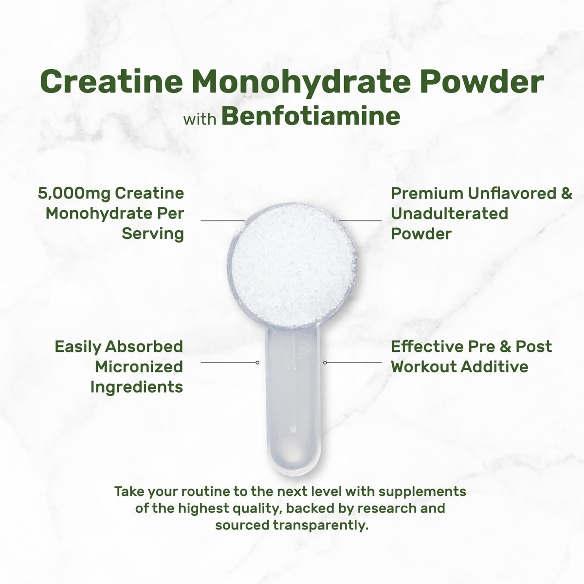 DEAL SUPPLEMENT créatine monohydrate 5g par portion mesure