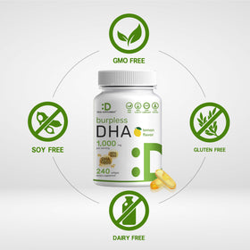 DEAL SUPPLEMENT DHA 1000mg gélules softgels vue de côté