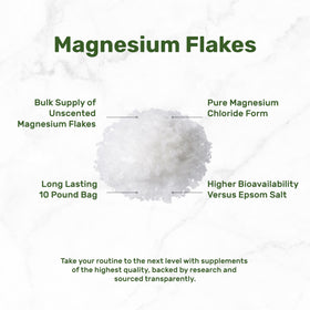 DEAL SUPPLEMENT Flocons de Magnésium Pur 10 lbs sachet arrière