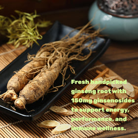 DEAL SUPPLEMENT Gélules de ginseng rouge coréen avec une cuillère doseuse