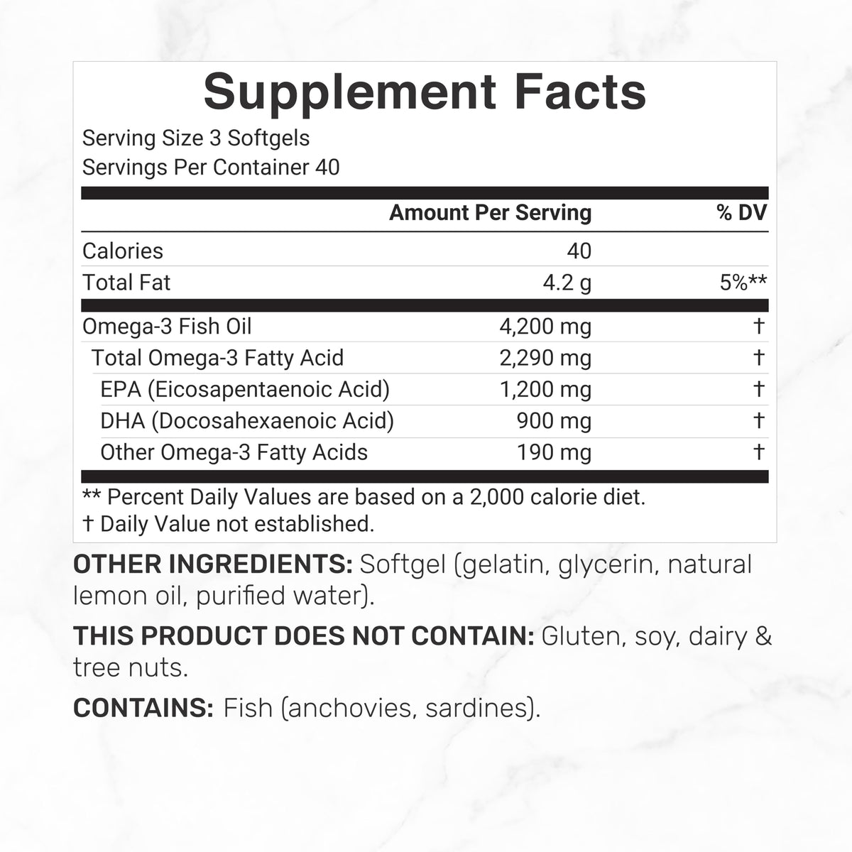 DEAL SUPPLEMENT gélules Omega-3 au citron vue de côté