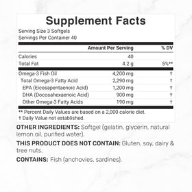 DEAL SUPPLEMENT gélules Omega-3 au citron vue de côté