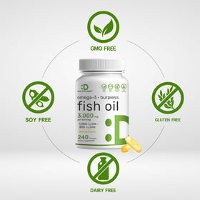 DEAL SUPPLEMENT gélules Omega 3 avec saveur de citron