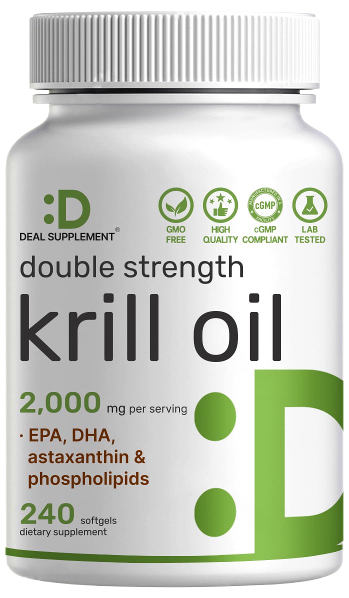 DEAL SUPPLEMENT Huile de Krill 2000 mg flacon 240 gélules