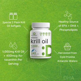 DEAL SUPPLEMENT huile de krill Antarctic 1000 mg gélules en boîte