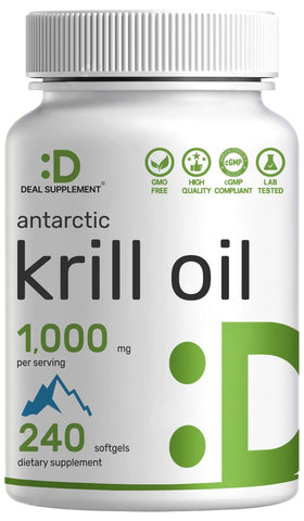 DEAL SUPPLEMENT Huile de Krill Antartique 1 000 mg gélules avant