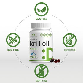 DEAL SUPPLEMENT Huile de Krill Antartique 1 000 mg gélules côté