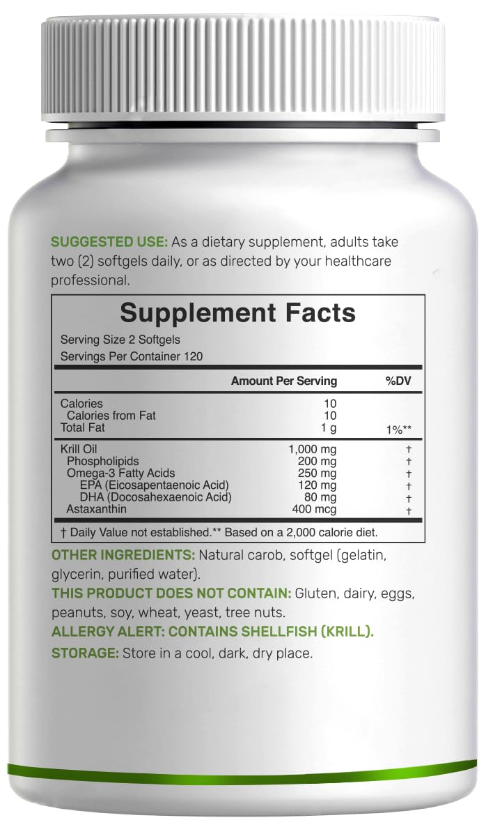 DEAL SUPPLEMENT Huile de Krill Antartique 1 000 mg gélules dans l'emballage