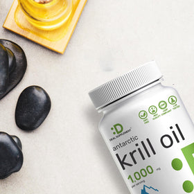 DEAL SUPPLEMENT Huile de Krill Antartique 1 000 mg gélules en main