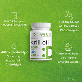 DEAL SUPPLEMENT Huile de Krill Antartique 1 000 mg ouvert