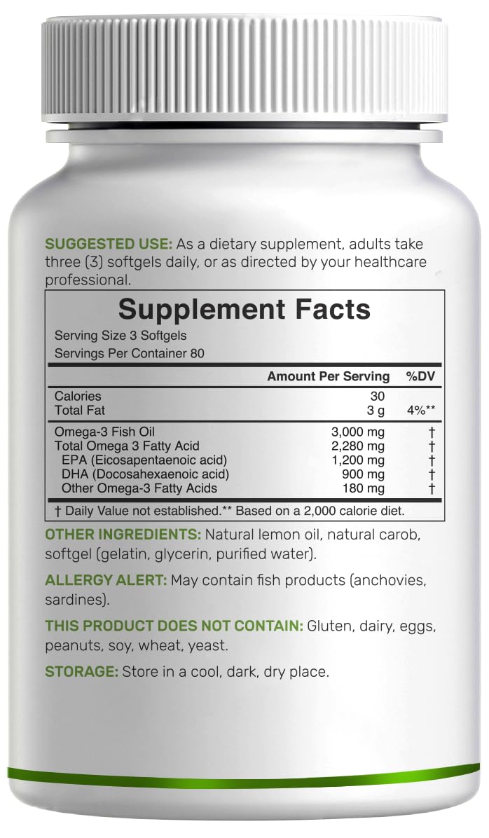 DEAL SUPPLEMENT huile de poisson Omega 3 gélules côté