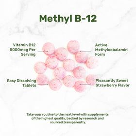 DEAL SUPPLEMENT Methyl B-12 5000 mcg 240 Tablettes prise en main