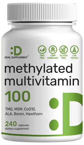 DEAL SUPPLEMENT Multivitamines Methylées 240 Capsules vue de face