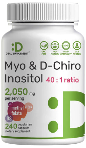 DEAL SUPPLEMENT Myo-Inositol & D-Chiro Inositol 240 gélules végétales