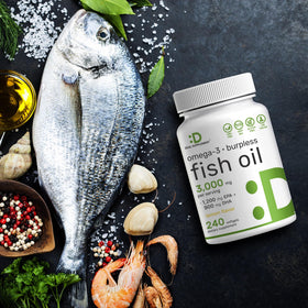 DEAL SUPPLEMENT Omega 3 gélules avec informations nutritionnelles