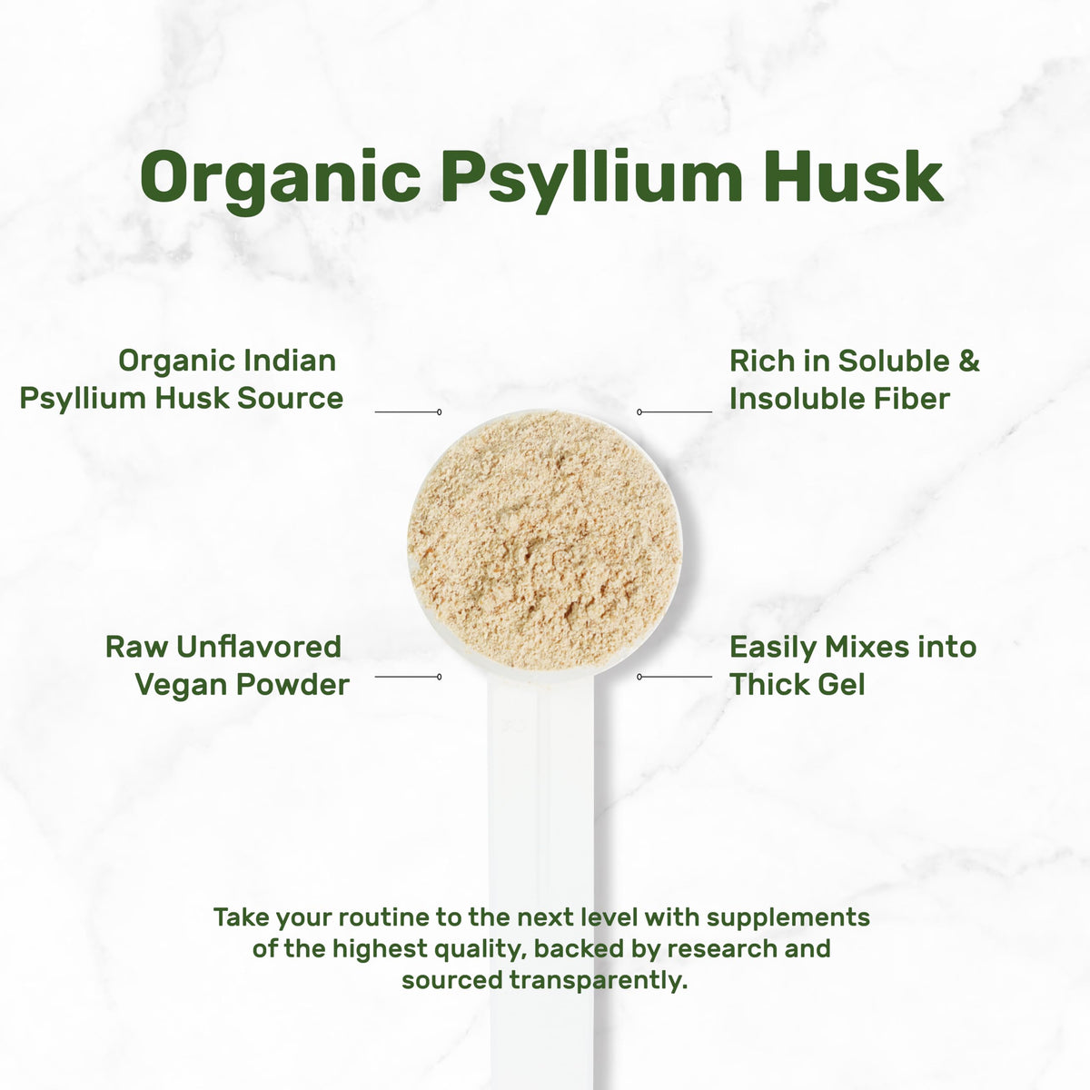 DEAL SUPPLEMENT Poudre de Psyllium Bio 1388g avec cuillère doseuse