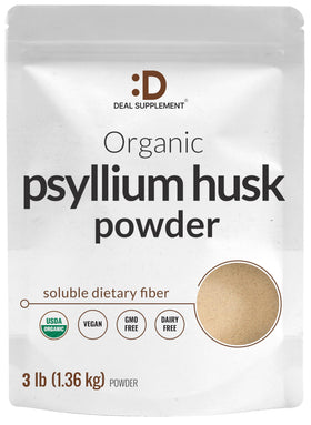 DEAL SUPPLEMENT Poudre de Psyllium Bio 1388g vue avant