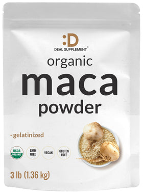 DEAL SUPPLEMENT Poudre de racine de Maca Bio 1,36 kg vue de face