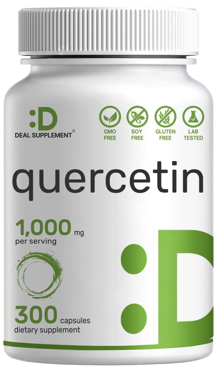 DEAL SUPPLEMENT Quercetine 1 000 mg 300 capsules vue avant