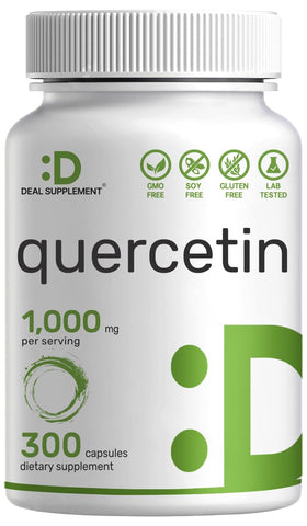 DEAL SUPPLEMENT Quercetine 1 000 mg 300 capsules vue avant