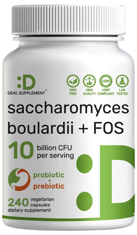 DEAL SUPPLEMENT Saccharomyces Boulardii 240 capsules végétales vue avant